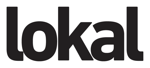 Lokal black logo